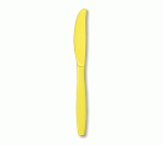 Yellow Mimosa Premium Plastic Knives 24 pcs/pkt
